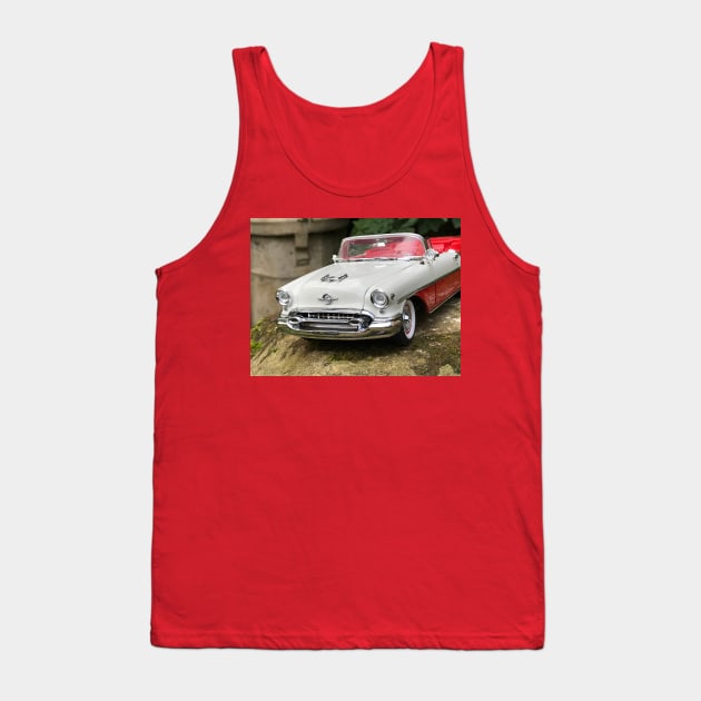 Red & White convertible US car Tank Top by MrTiggersShop